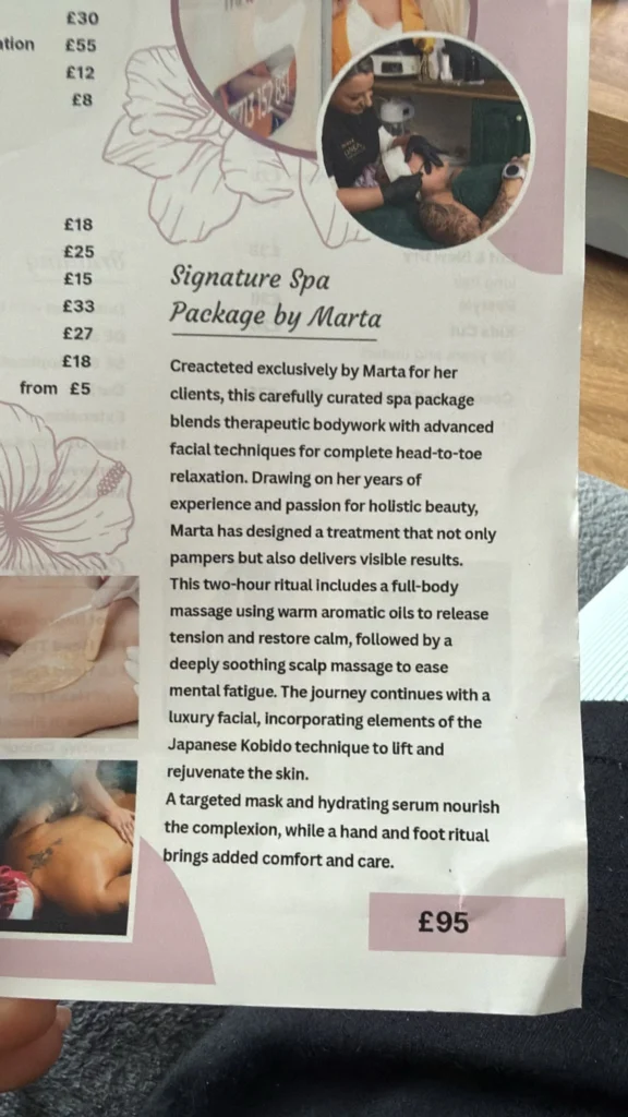 signature spa package